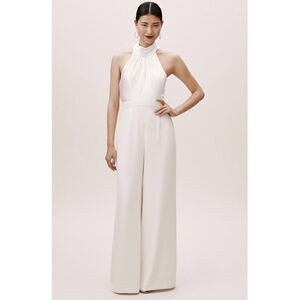 BHLDN Jill Stuart TARA JUMPSUIT IN WHITE